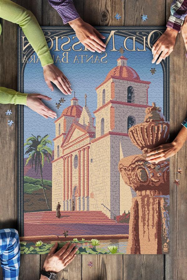 1000 Piece Santa Barbara Mission Puzzle