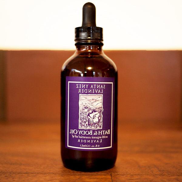 Lavender Bath and Body Oil Lavender - Santa Ynez Lavender, The Santa Barbara Company - 1