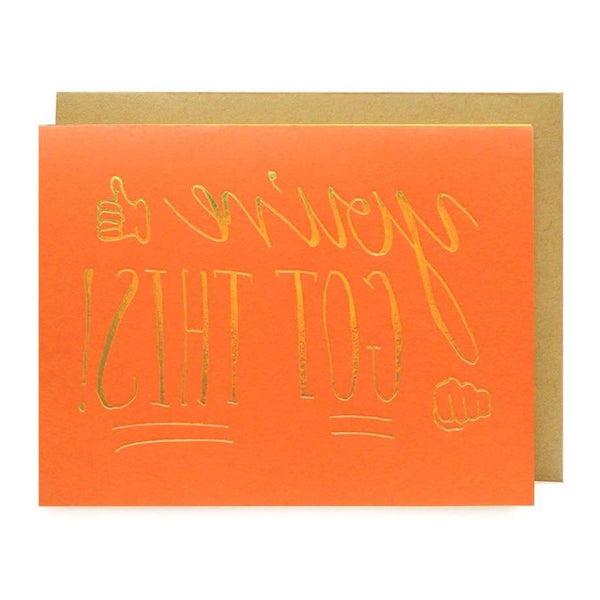 You've Got This Fists Note Card